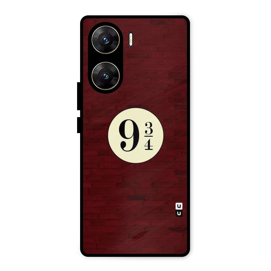 Red Wall Express Metal Back Case for Vivo V29e