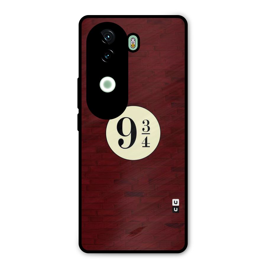 Red Wall Express Metal Back Case for Vivo V40e