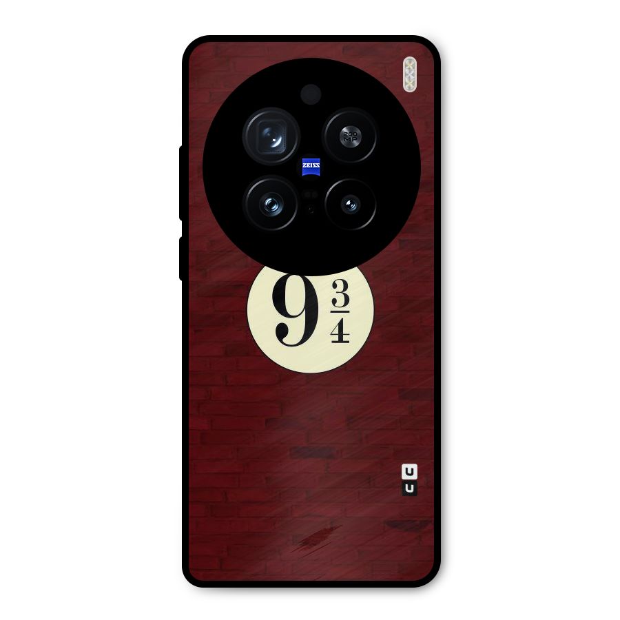 Red Wall Express Metal Back Case for Vivo X200 Pro
