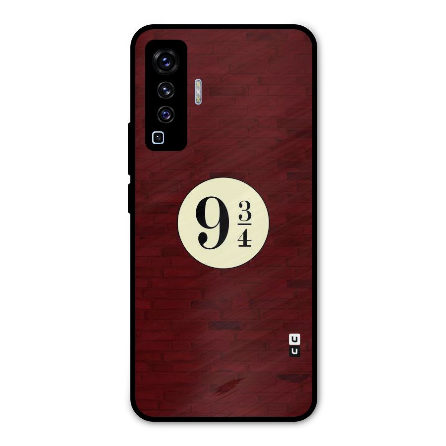 Red Wall Express Metal Back Case for Vivo X50