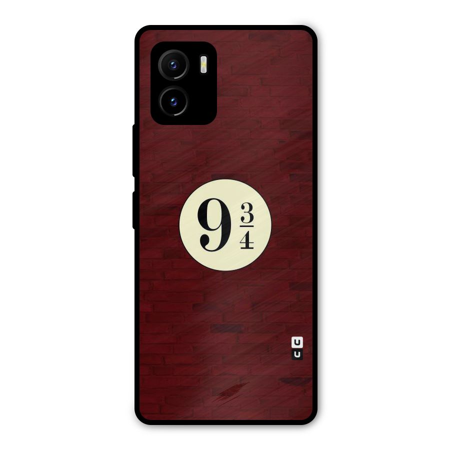 Red Wall Express Metal Back Case for Vivo Y15s