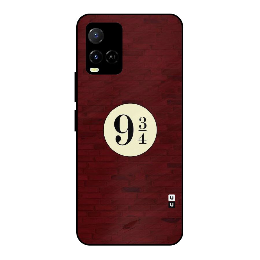 Red Wall Express Metal Back Case for Vivo Y21