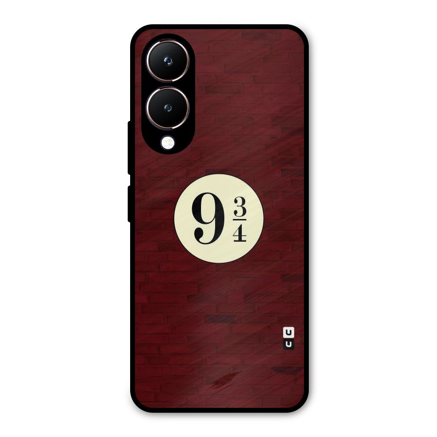 Red Wall Express Metal Back Case for Vivo Y28