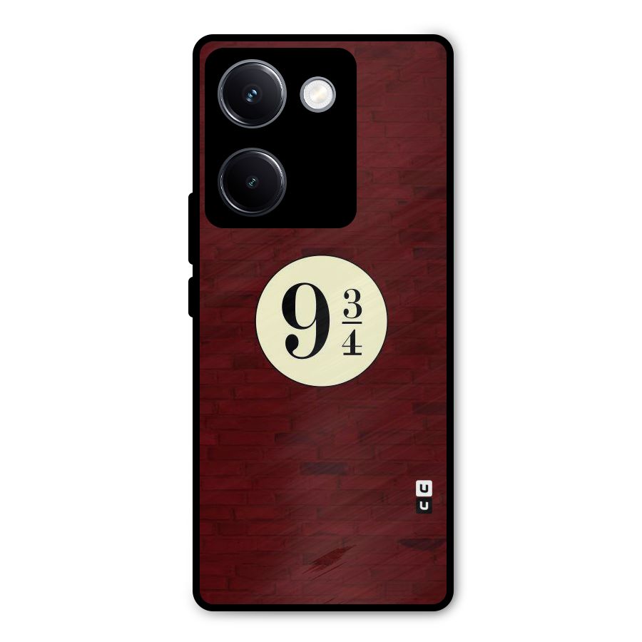 Red Wall Express Metal Back Case for Vivo Y300 Plus