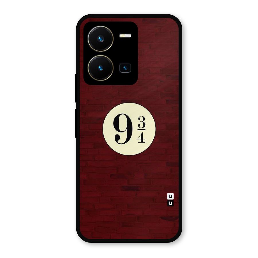 Red Wall Express Metal Back Case for Vivo Y35