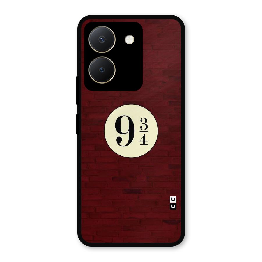 Red Wall Express Metal Back Case for Vivo Y36