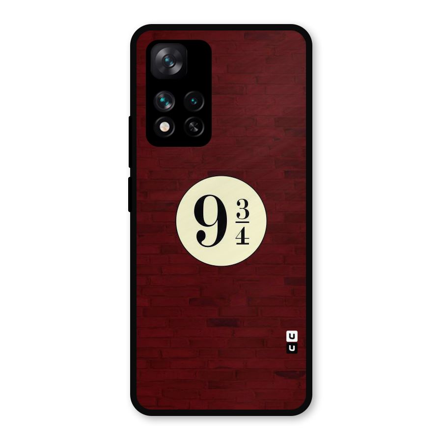 Red Wall Express Metal Back Case for Xiaomi 11i Hypercharge 5G