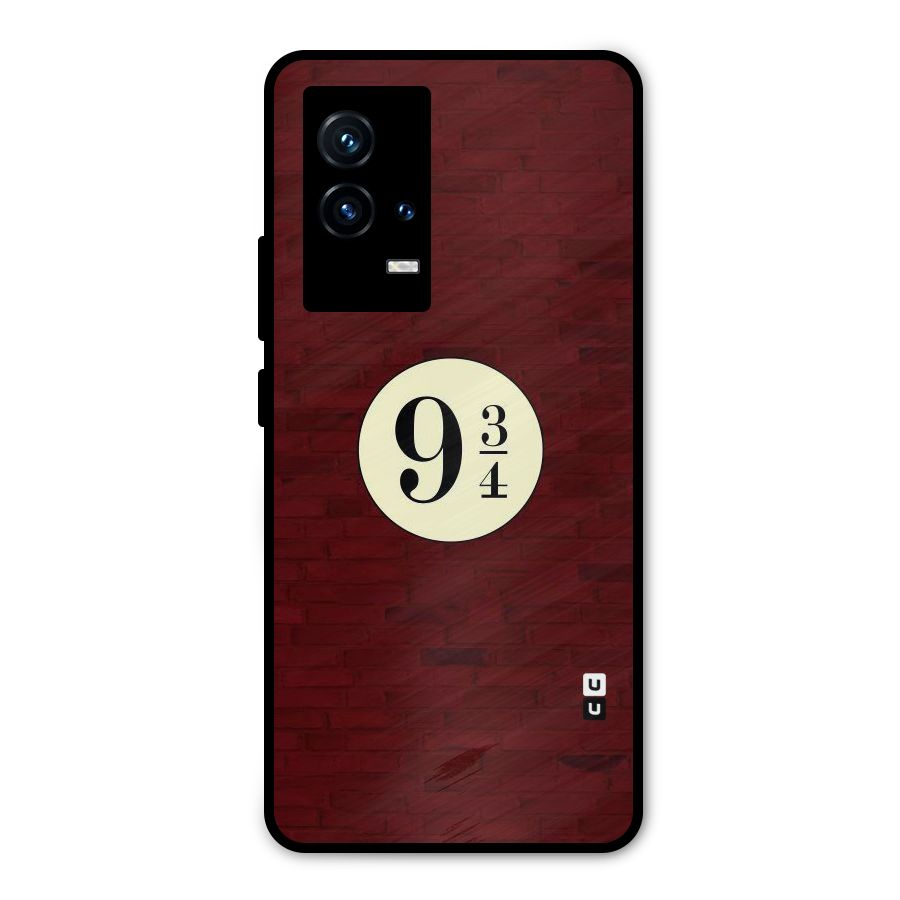 Red Wall Express Metal Back Case for iQOO 9 5G