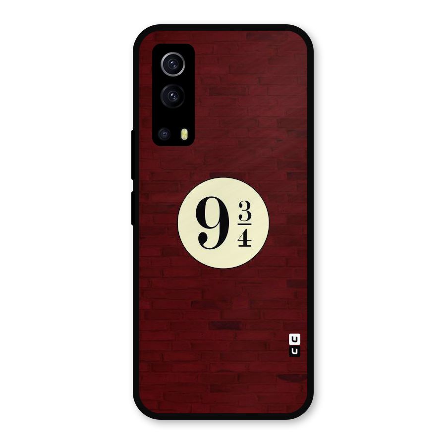 Red Wall Express Metal Back Case for iQOO Z3