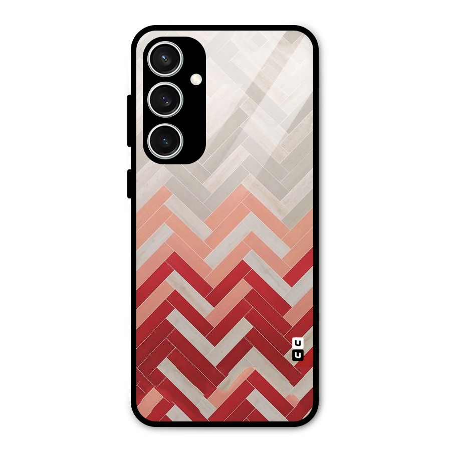 Reds and Greys Glass Back Case for Galaxy S23 FE