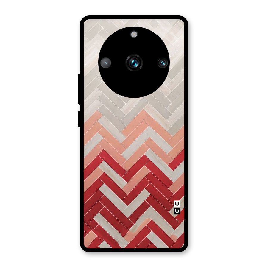 Reds and Greys Glass Back Case for Realme 11 Pro