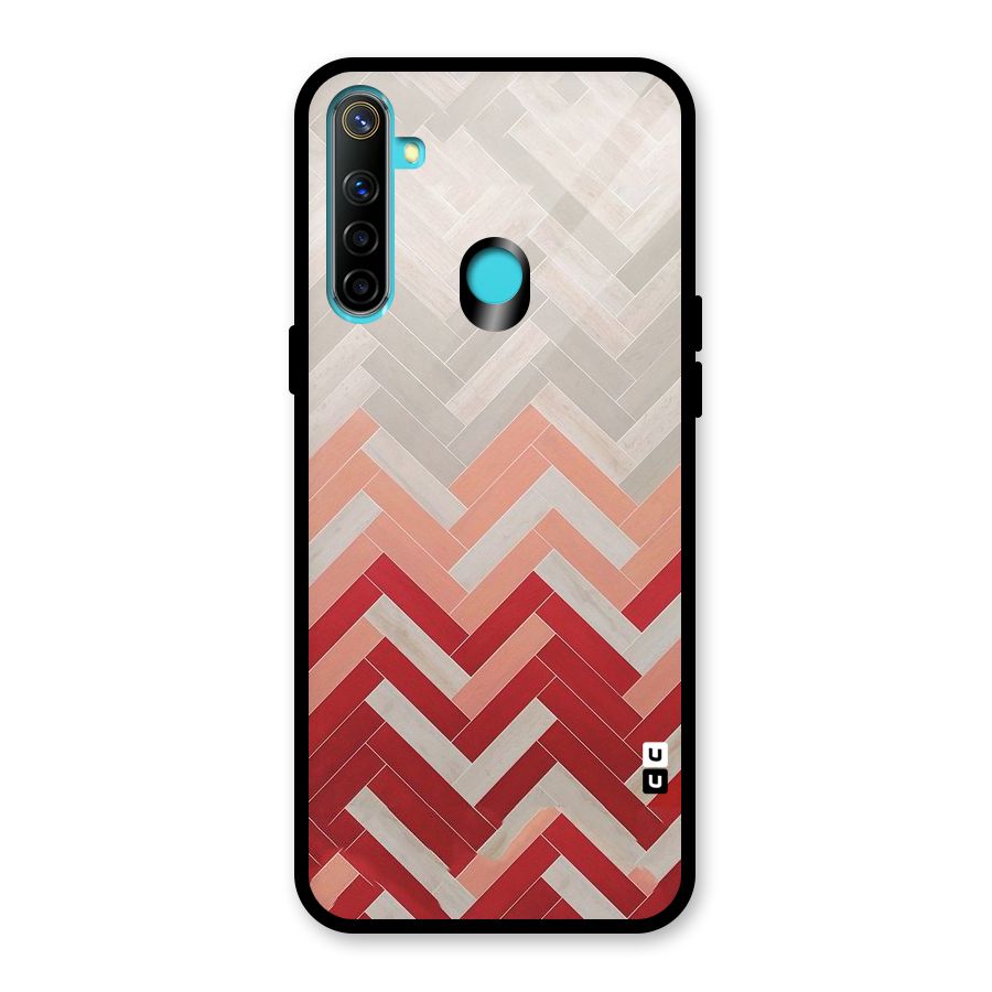 Reds and Greys Glass Back Case for Realme 5i