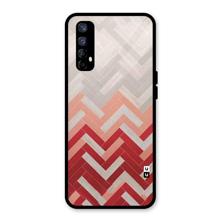 Reds and Greys Glass Back Case for Realme 7