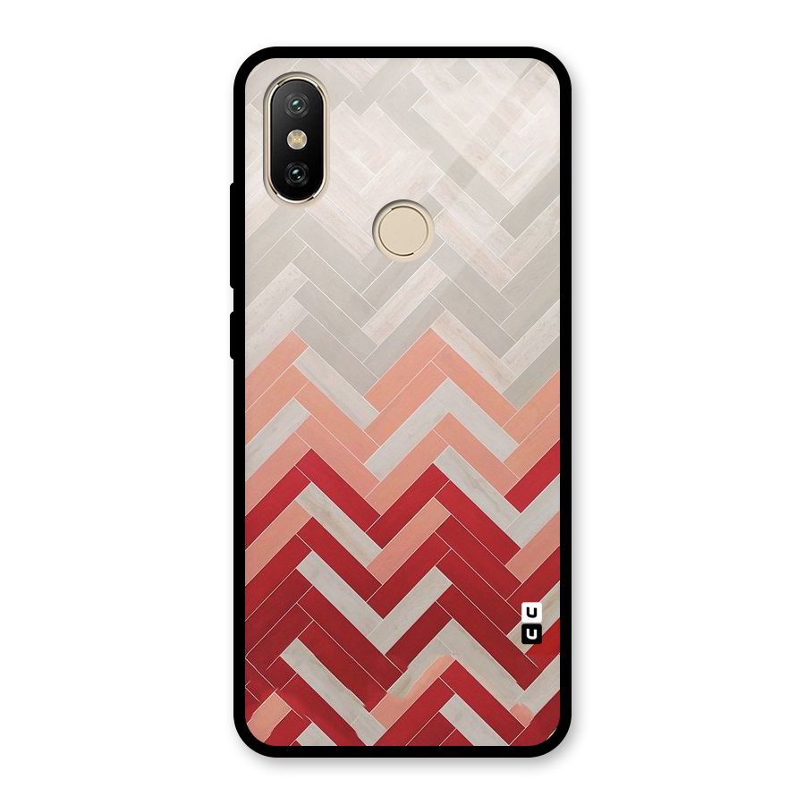 Reds and Greys Glass Back Case for Redmi A2