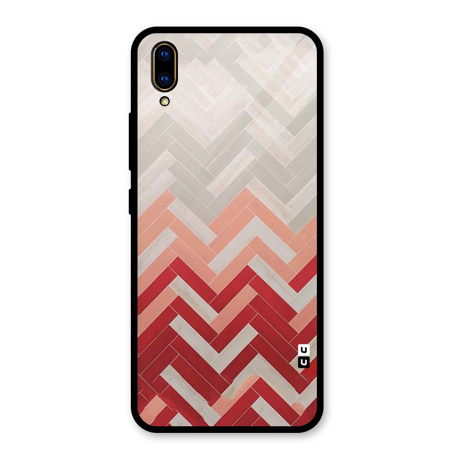 Reds and Greys Glass Back Case for Vivo V11 Pro