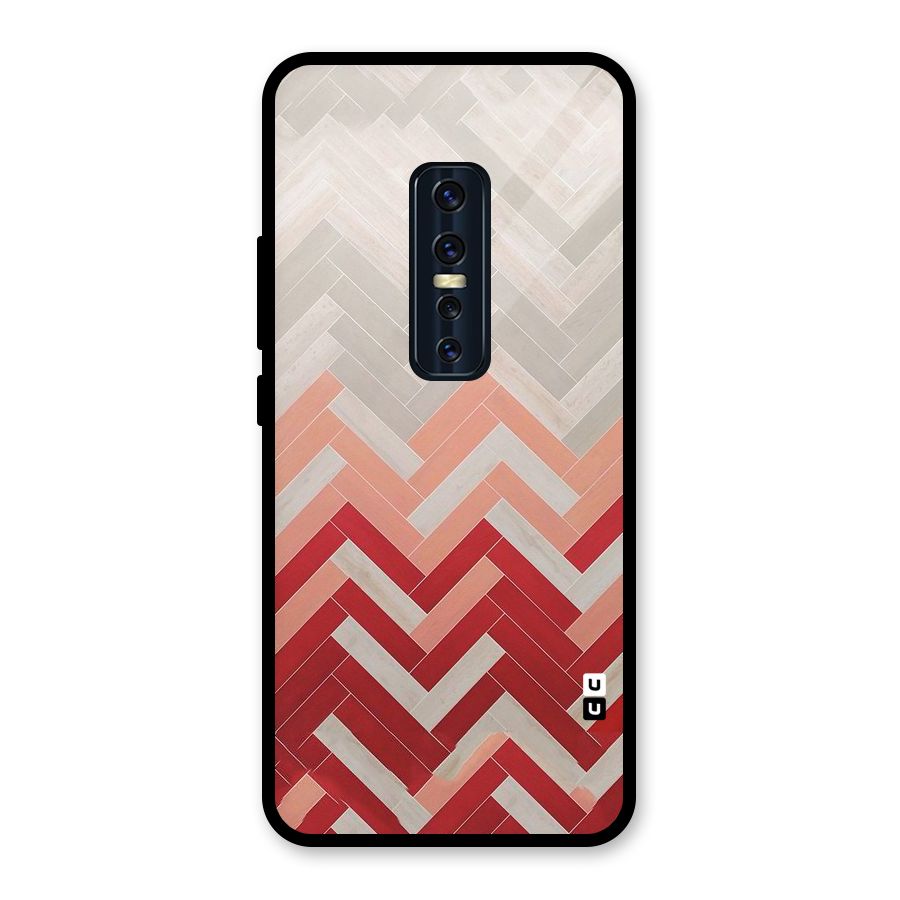 Reds and Greys Glass Back Case for Vivo V17 Pro