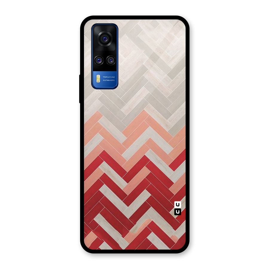 Reds and Greys Glass Back Case for Vivo Y31