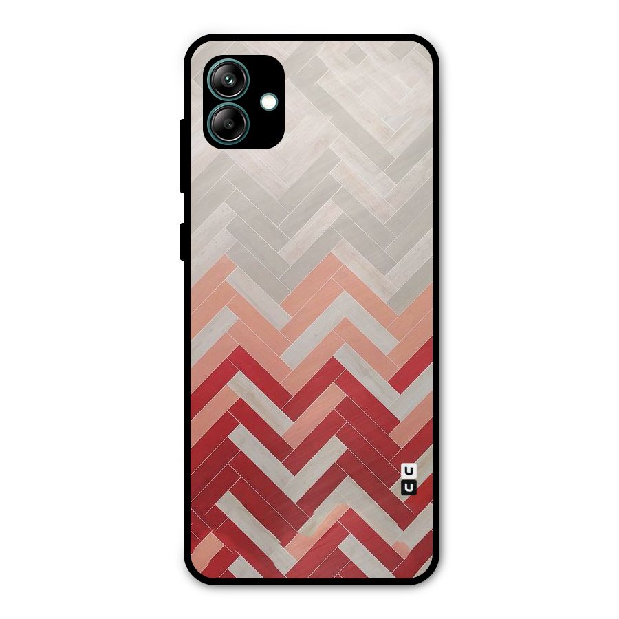 Reds and Greys Metal Back Case for Galaxy A04