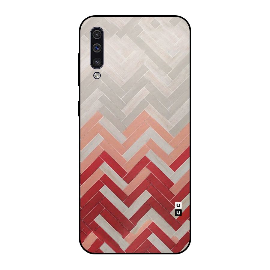 Reds and Greys Metal Back Case for Galaxy A50s