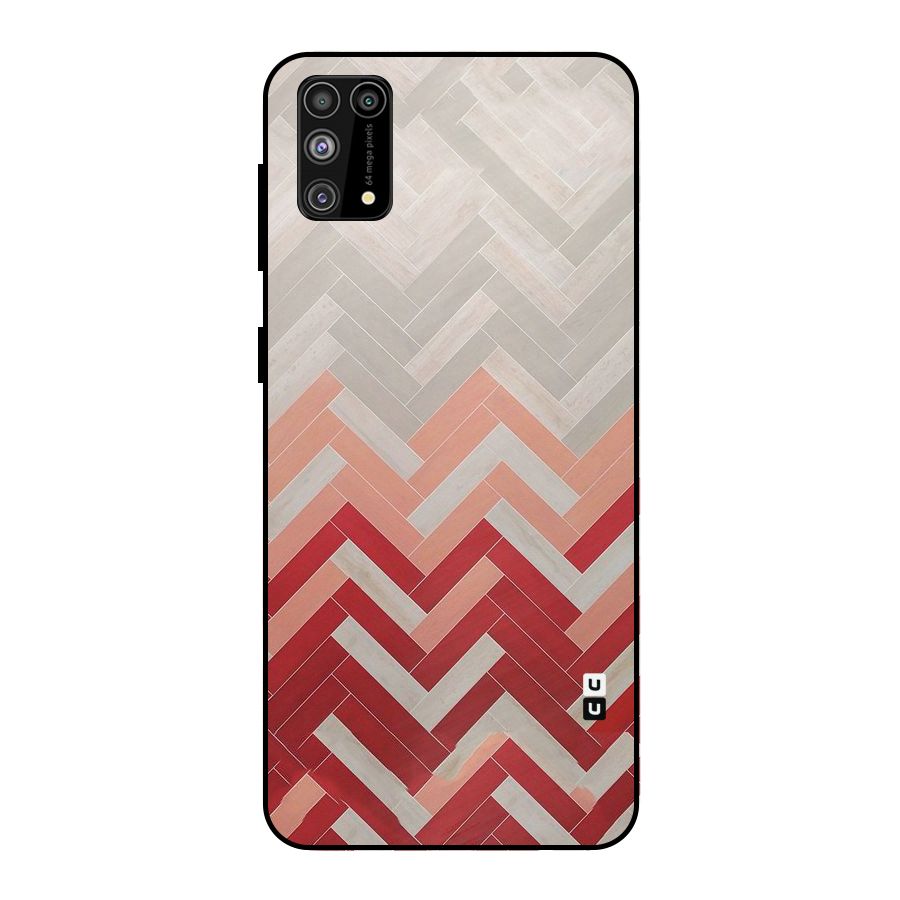 Reds and Greys Metal Back Case for Galaxy F41