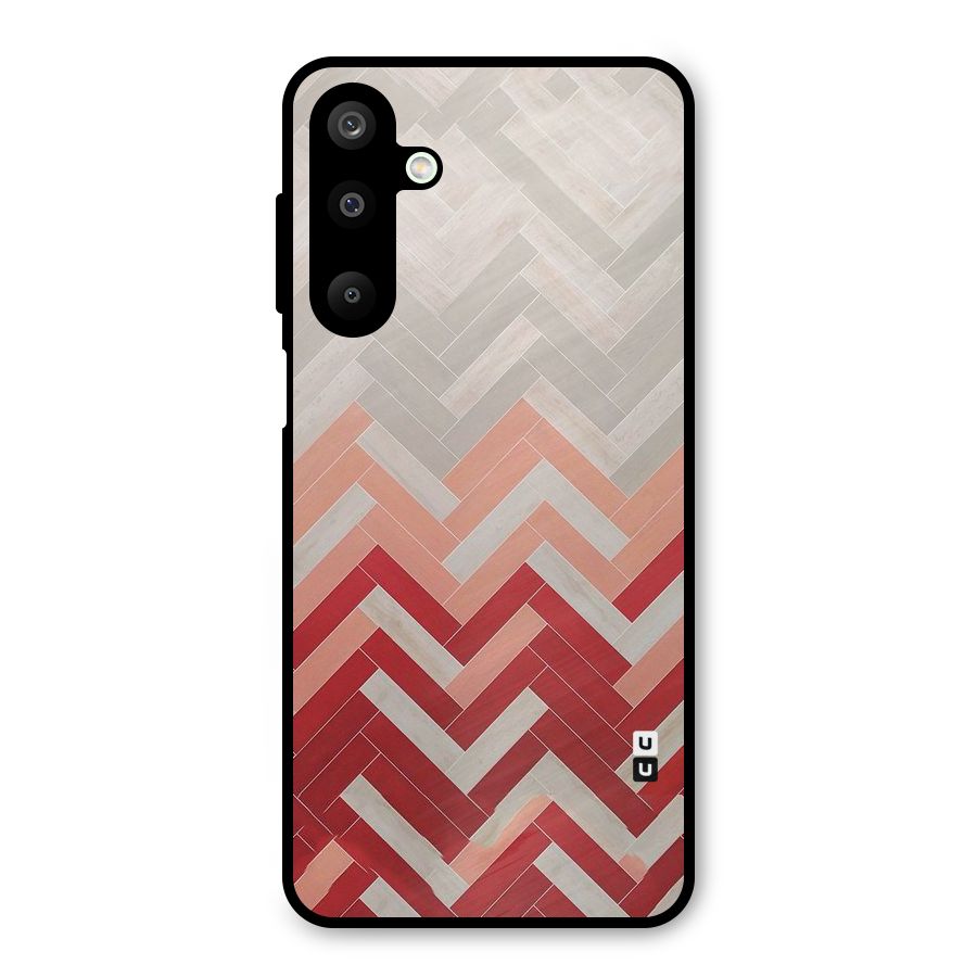 Reds and Greys Metal Back Case for Galaxy M16