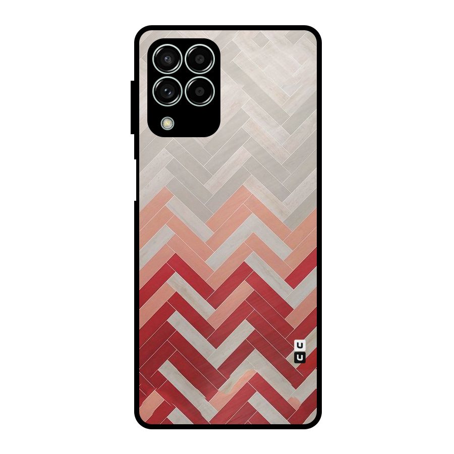 Reds and Greys Metal Back Case for Galaxy M33