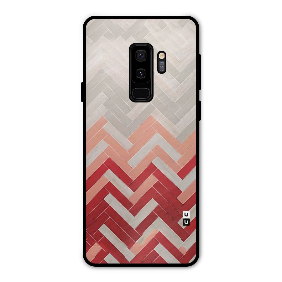 Reds and Greys Metal Back Case for Galaxy S9 Plus