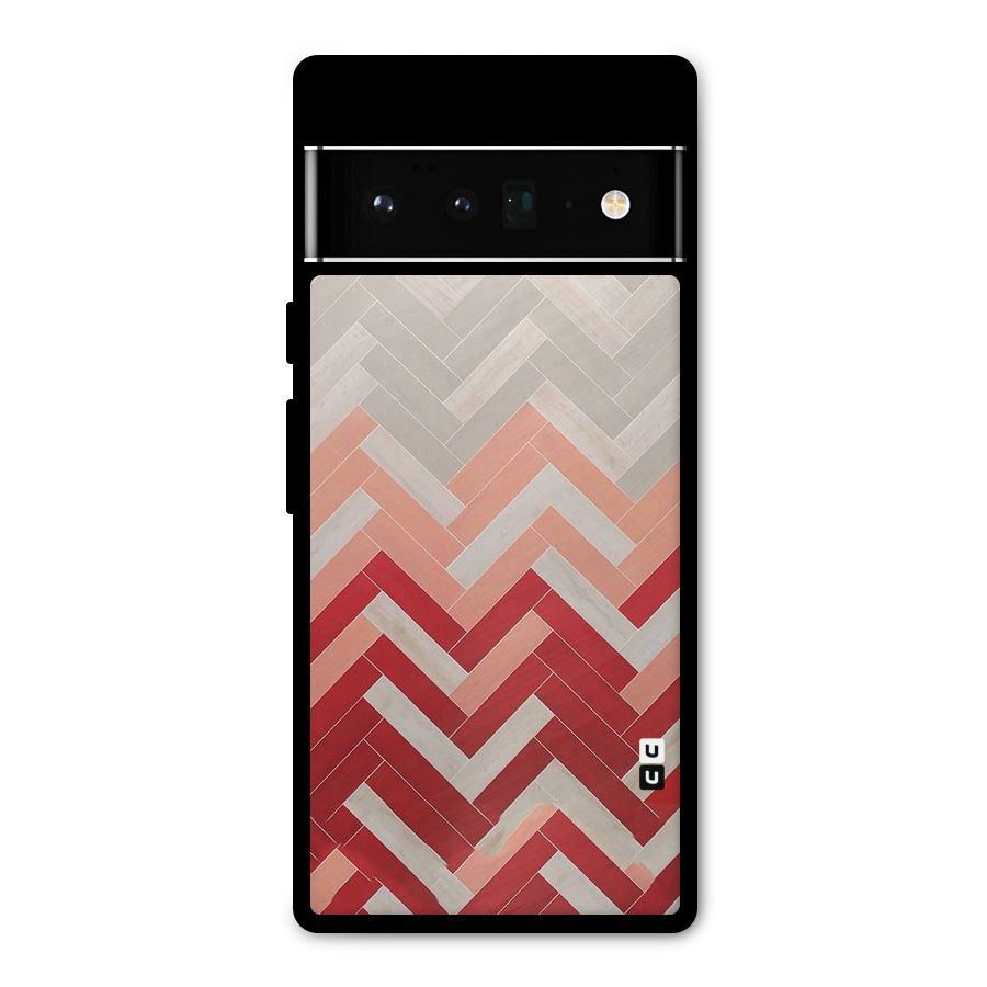 Reds and Greys Metal Back Case for Google Pixel 6 Pro