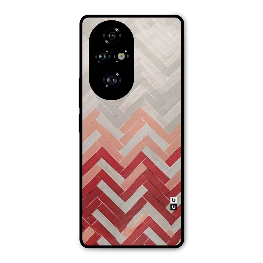 Reds and Greys Metal Back Case for Honor 200 Pro