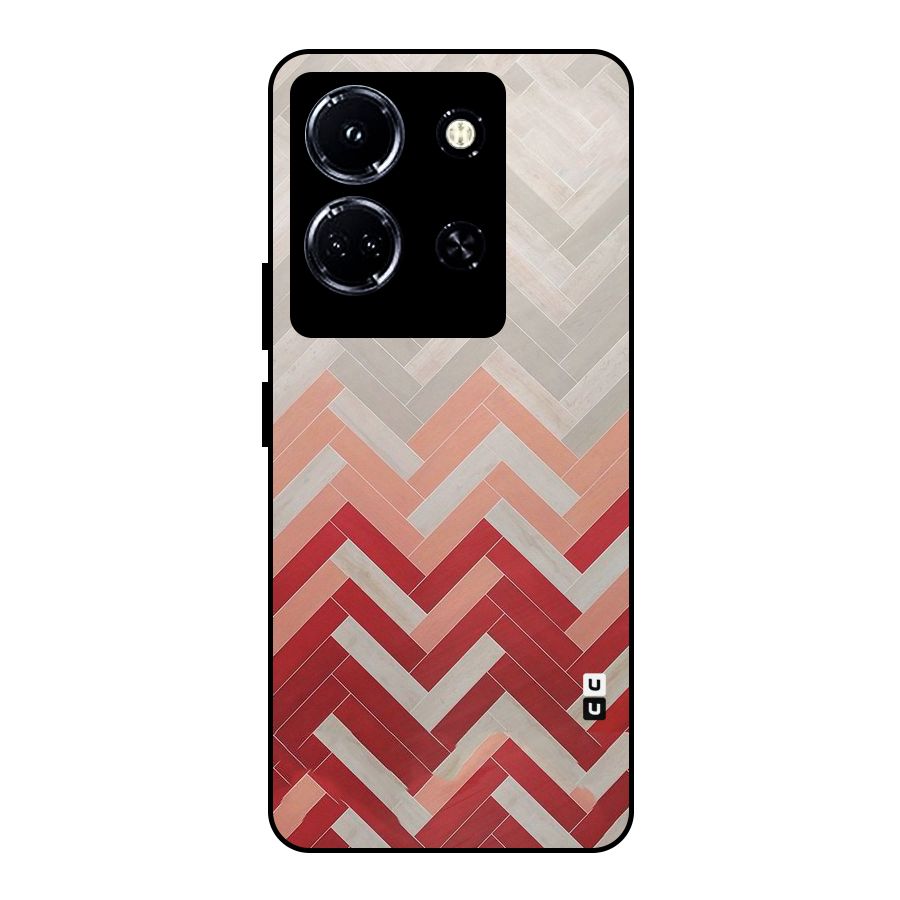 Reds and Greys Metal Back Case for Infinix Note 30 5G