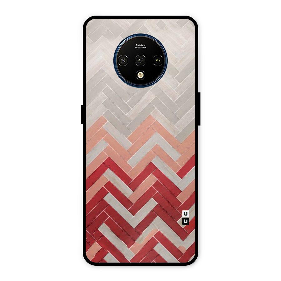 Reds and Greys Metal Back Case for OnePlus 7T