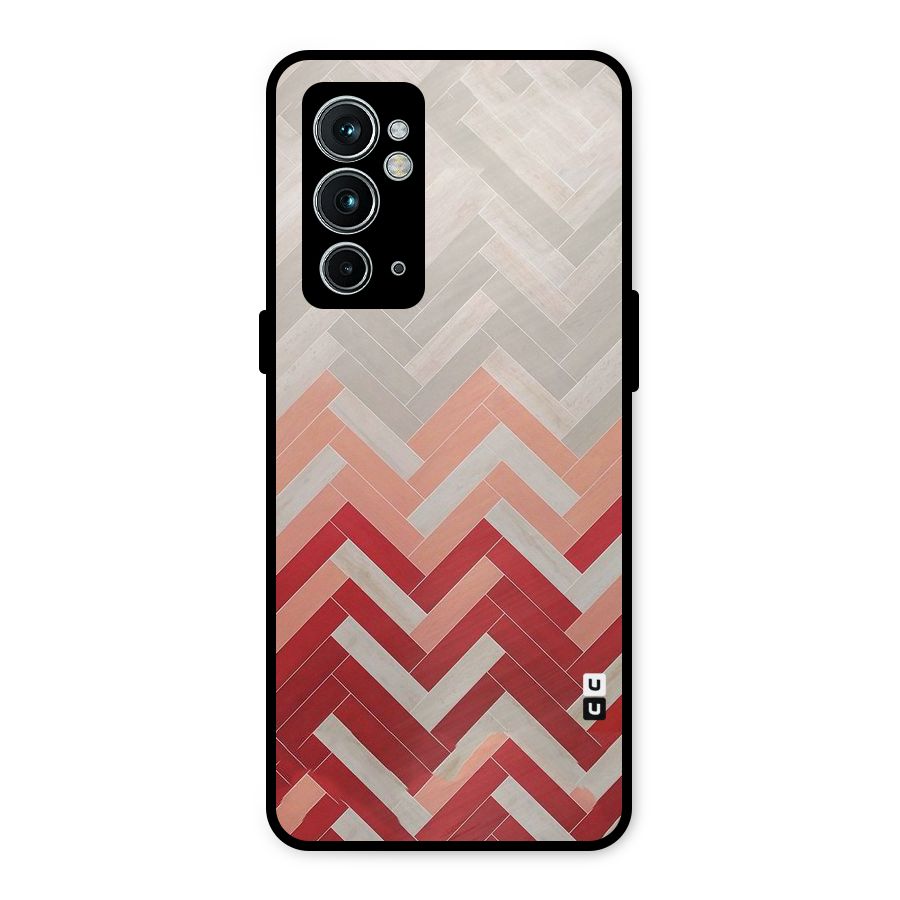 Reds and Greys Metal Back Case for OnePlus 9RT 5G