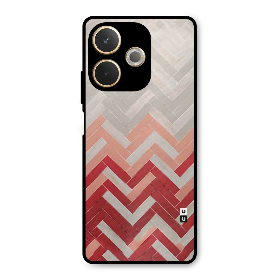 Reds and Greys Metal Back Case for Oppo A5 Pro