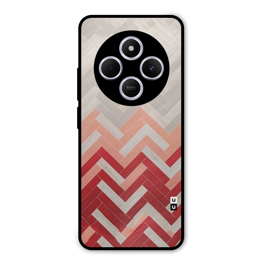 Reds and Greys Metal Back Case for Poco M7