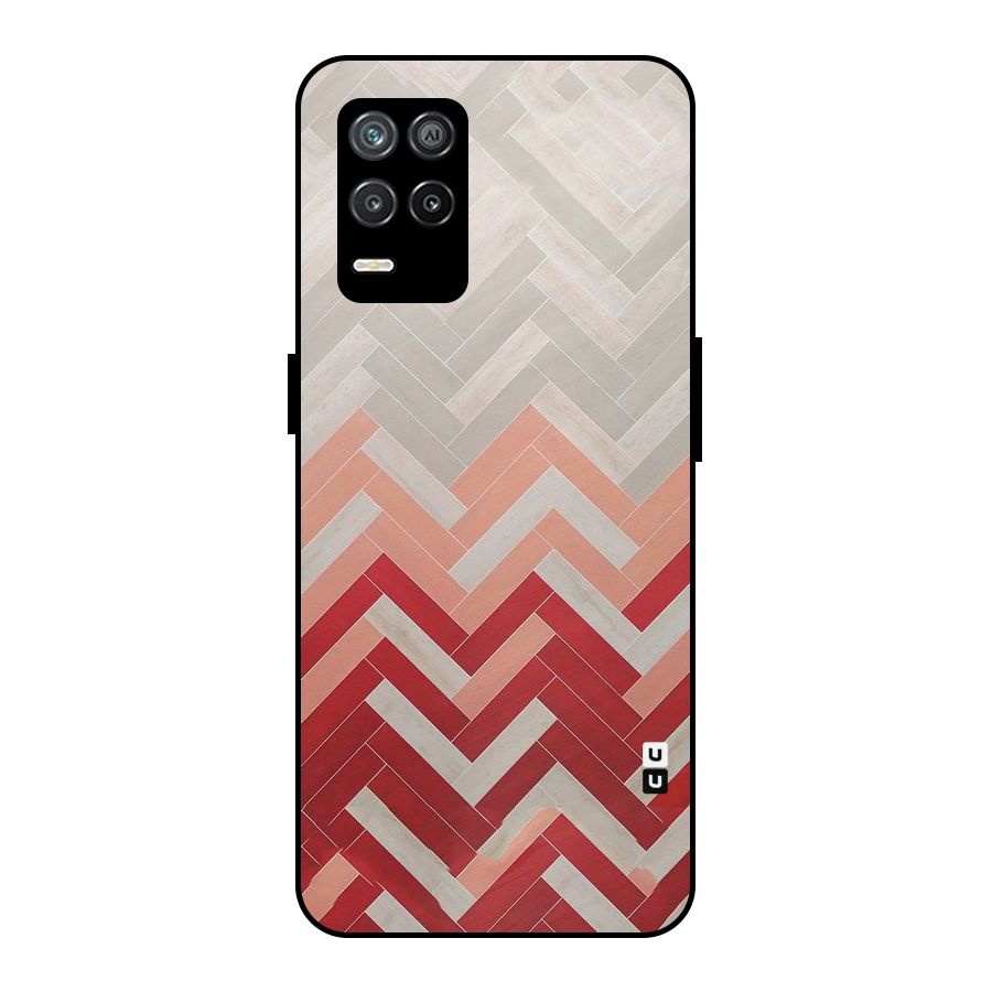 Reds and Greys Metal Back Case for Realme 9 5G