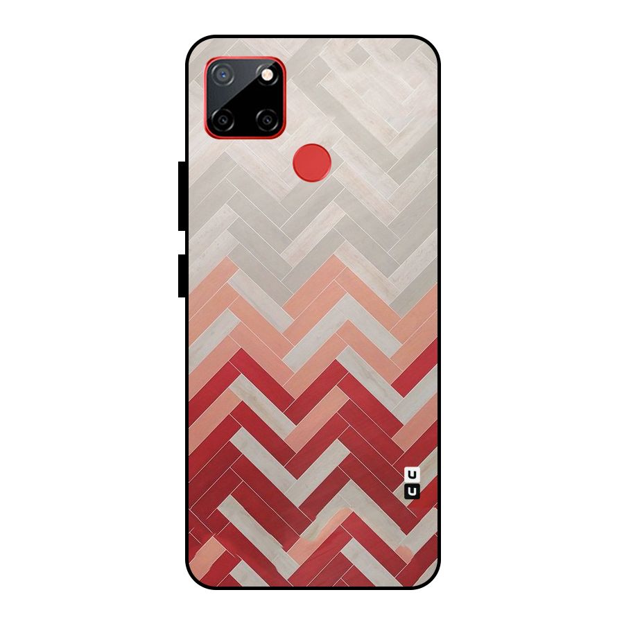 Reds and Greys Metal Back Case for Realme C12