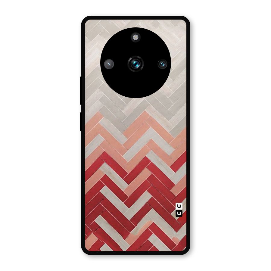 Reds and Greys Metal Back Case for Realme Narzo 60 Pro
