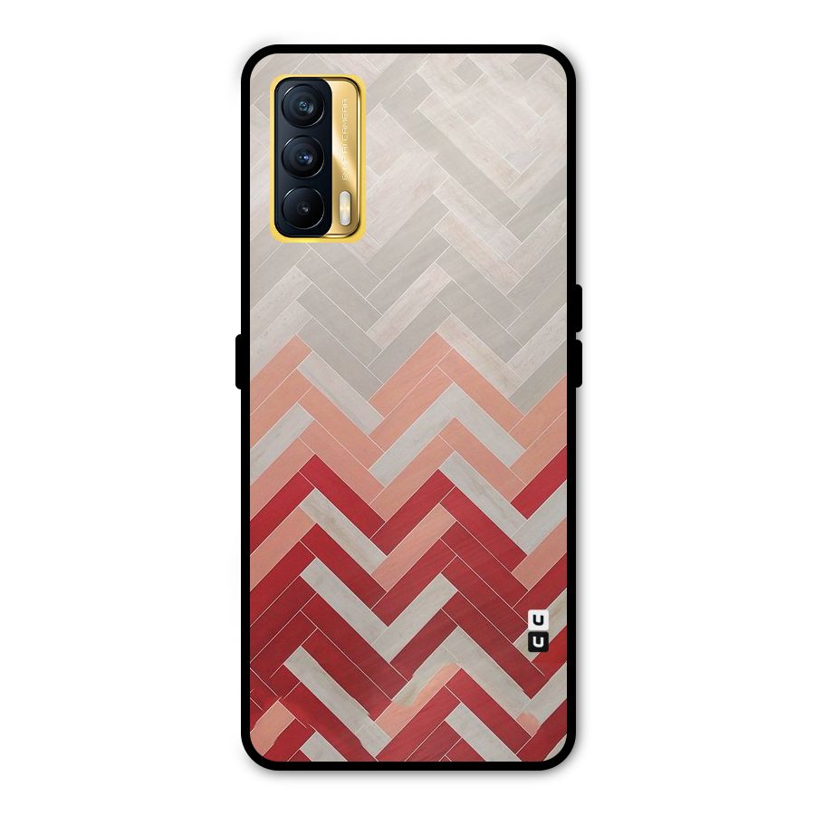 Reds and Greys Metal Back Case for Realme X7