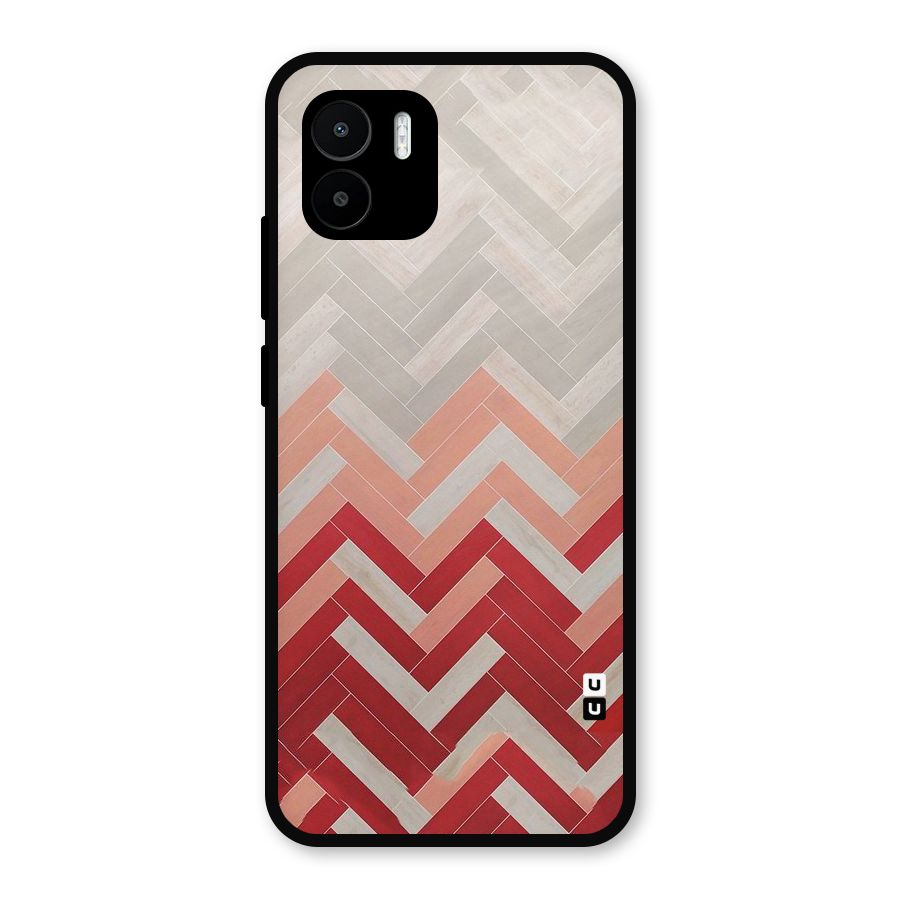 Reds and Greys Metal Back Case for Redmi A1