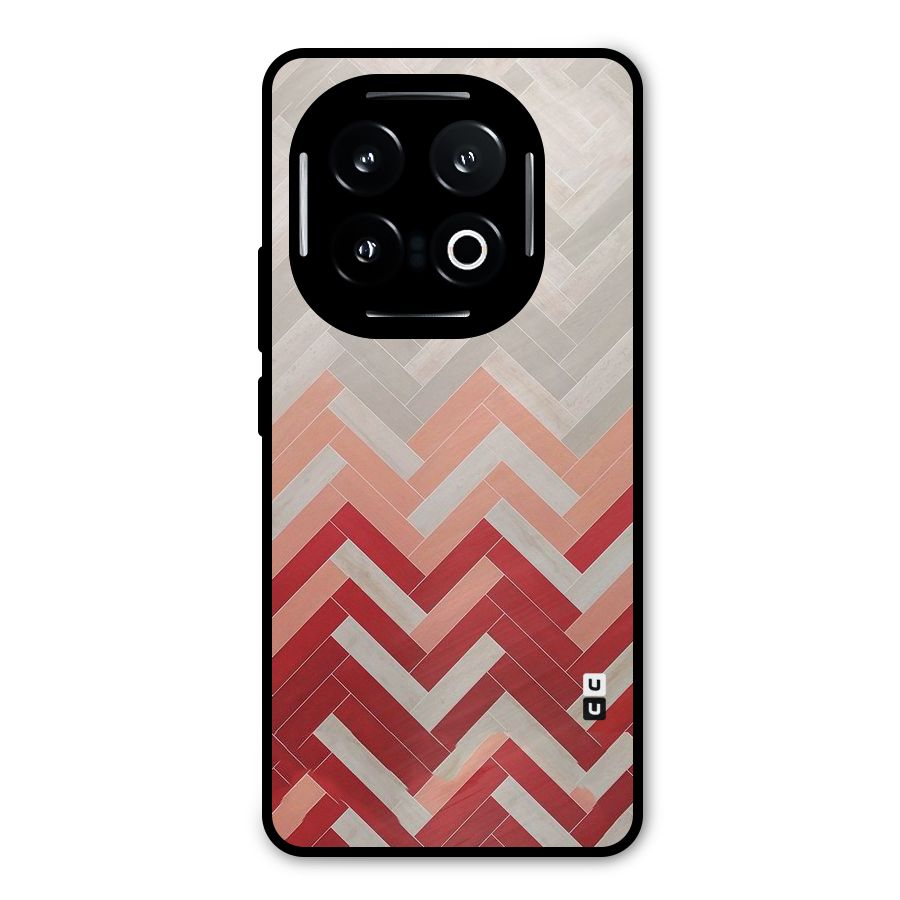 Reds and Greys Metal Back Case for iQOO 13
