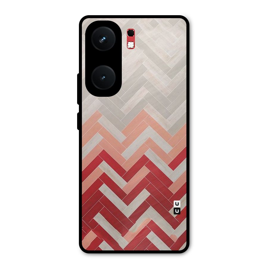 Reds and Greys Metal Back Case for iQOO Neo 9 Pro
