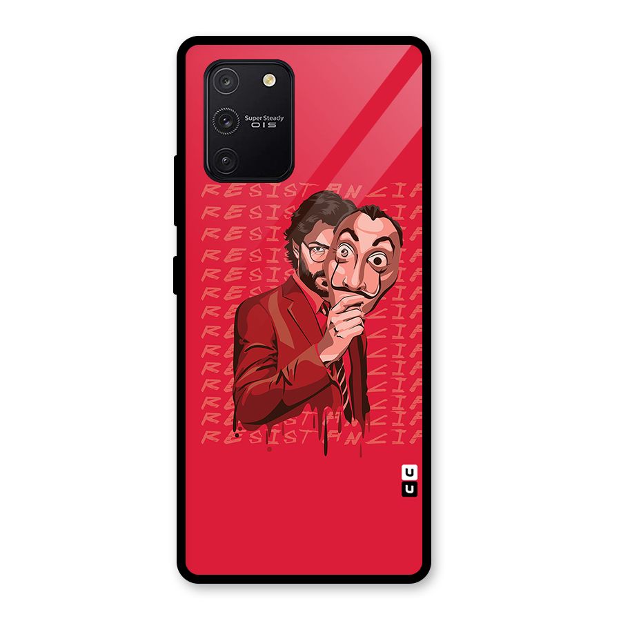 Resistancia Professor Art Glass Back Case for Galaxy S10 Lite