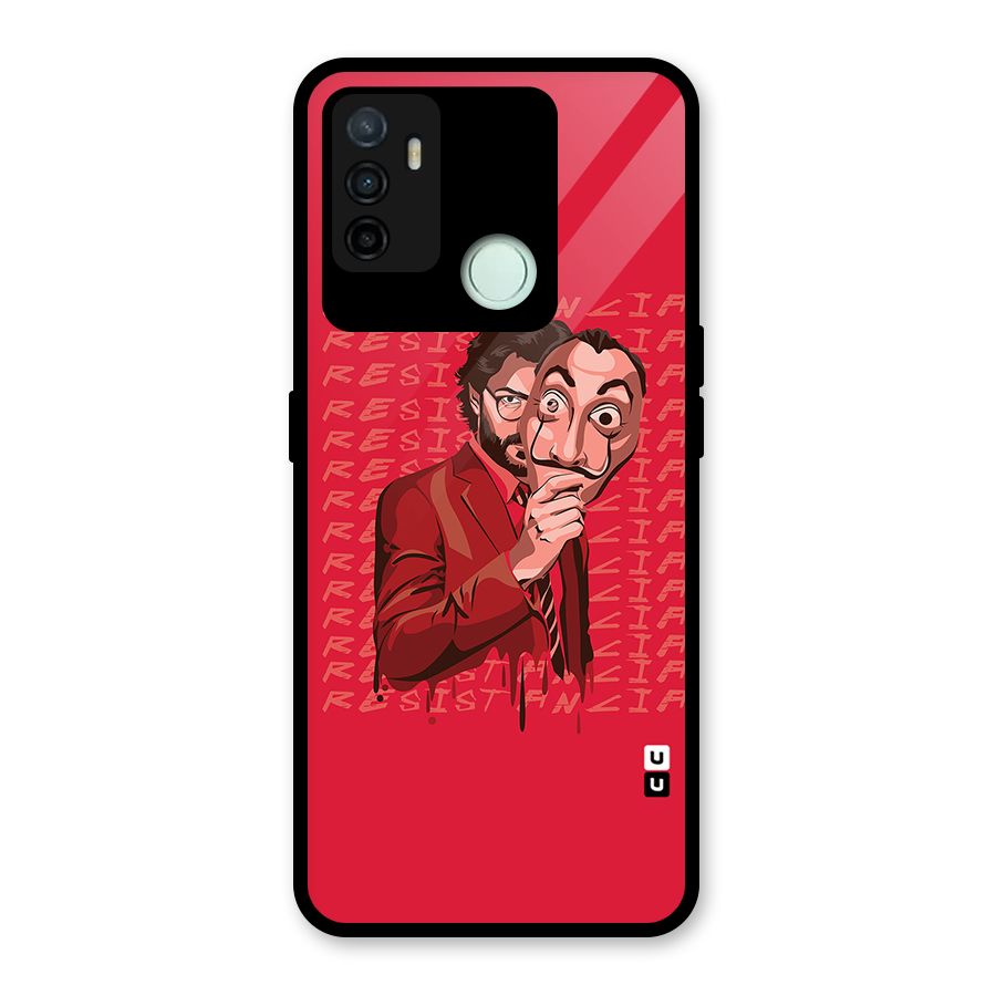 Resistancia Professor Art Glass Back Case for Oppo A53