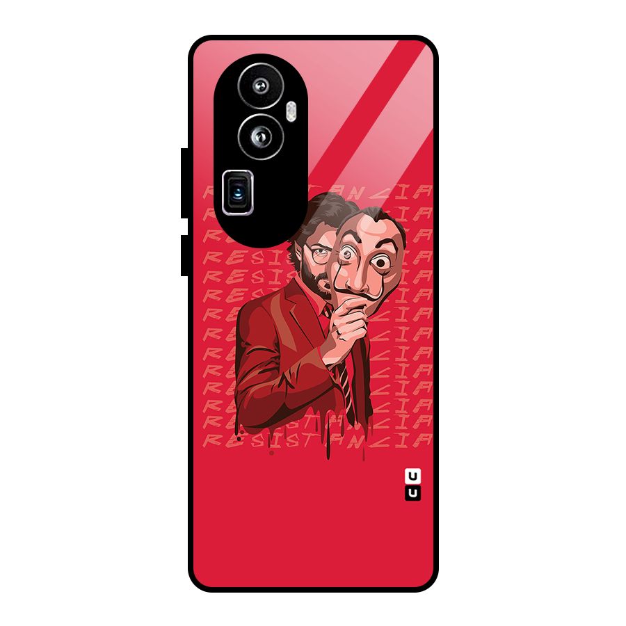 Resistancia Professor Art Glass Back Case for Oppo Reno10 Pro Plus