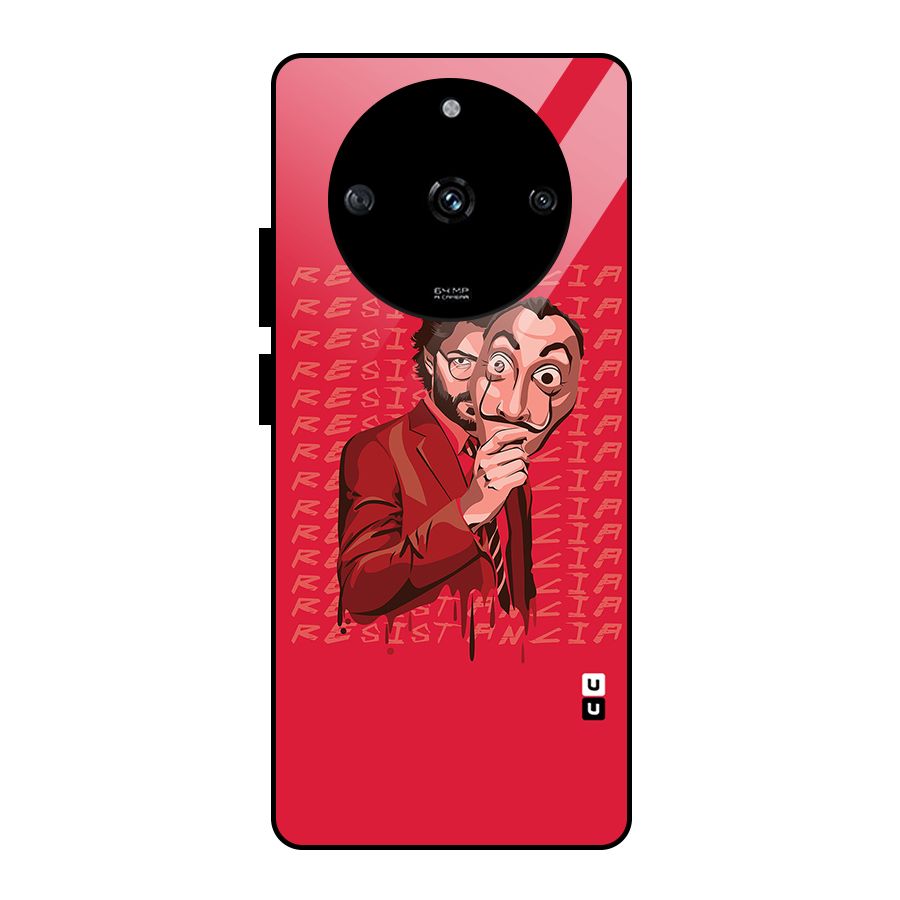 Resistancia Professor Art Glass Back Case for Realme Narzo 60 5G