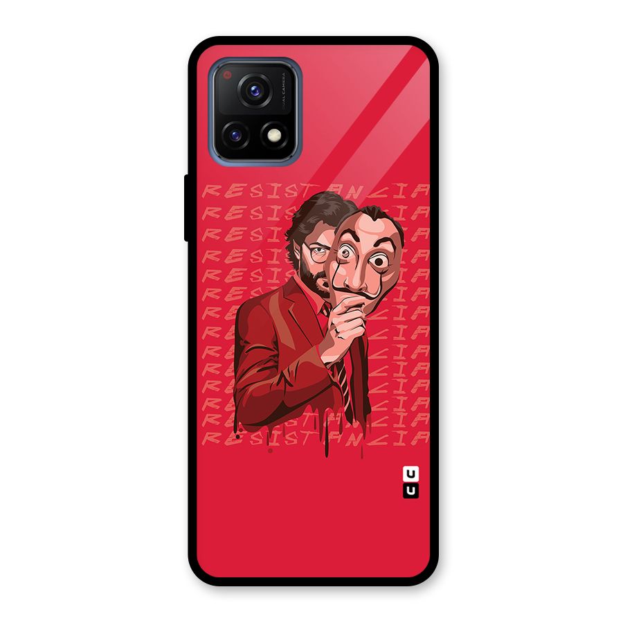 Resistancia Professor Art Glass Back Case for Vivo Y72 5G