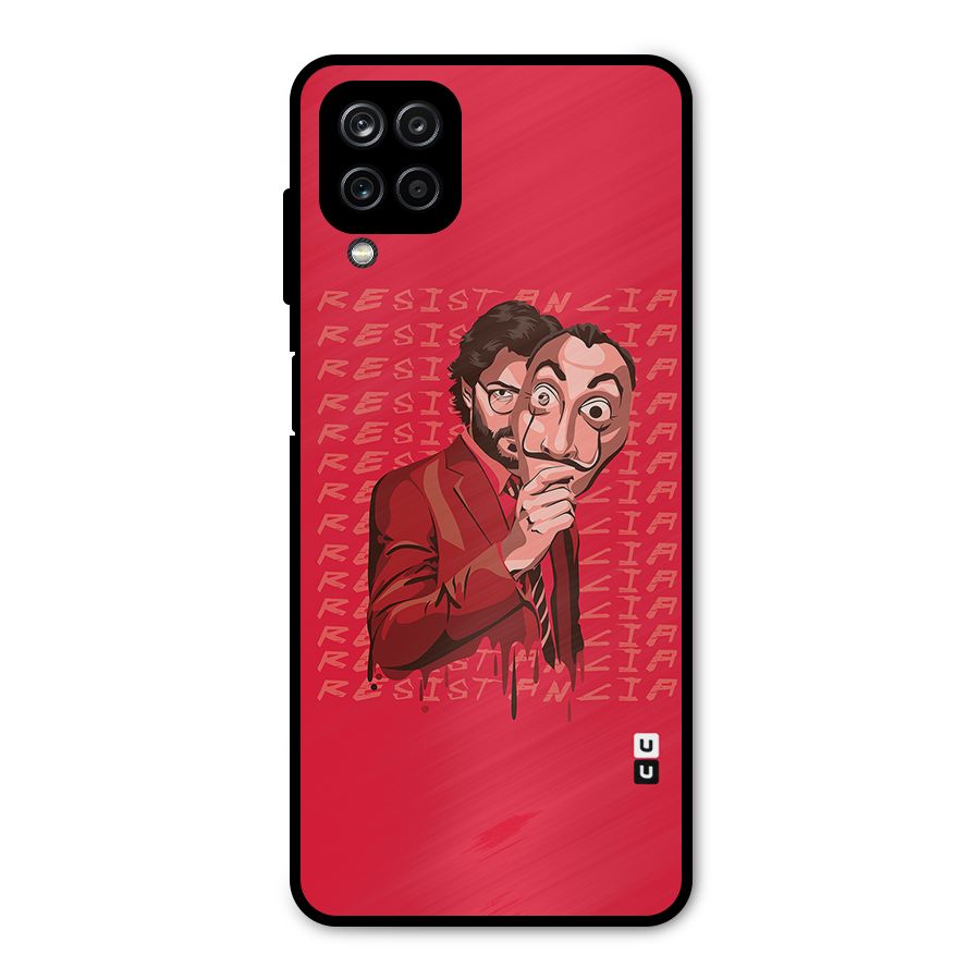 Resistancia Professor Art Metal Back Case for Galaxy A12