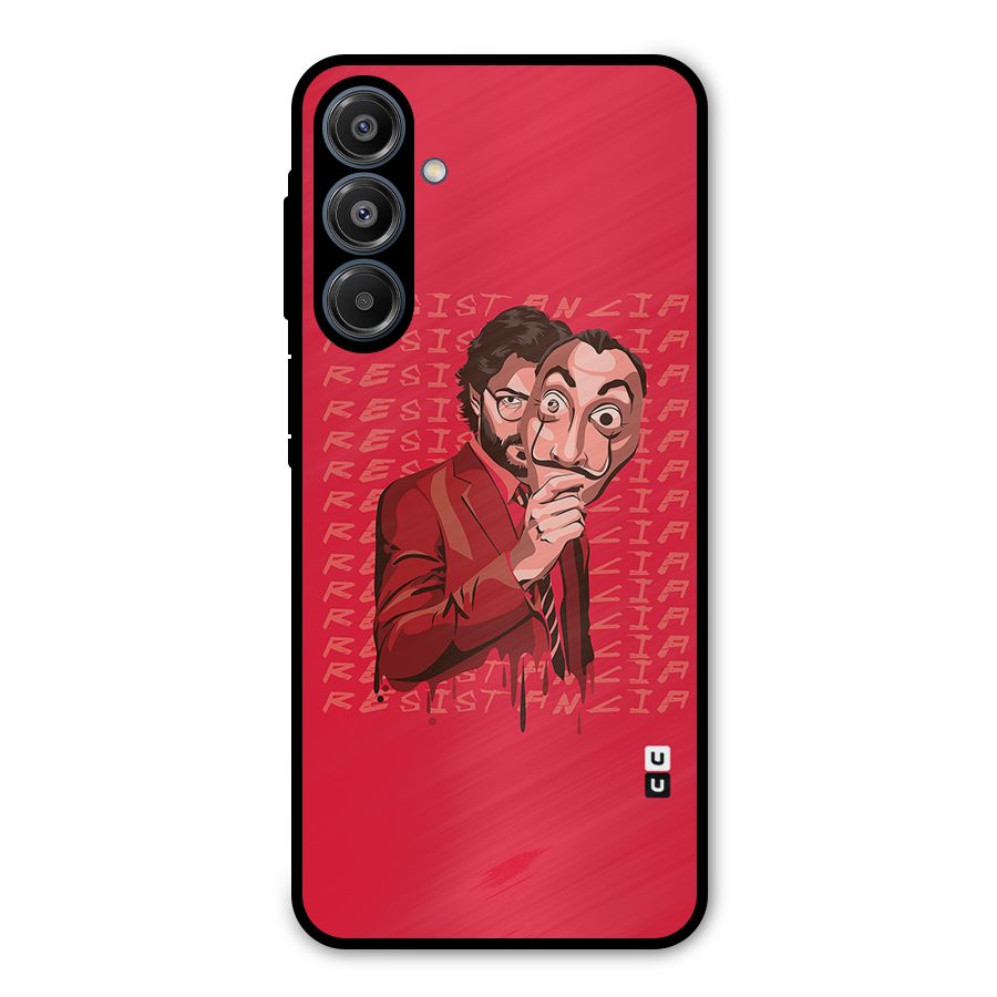 Resistancia Professor Art Metal Back Case for Galaxy A16 5G