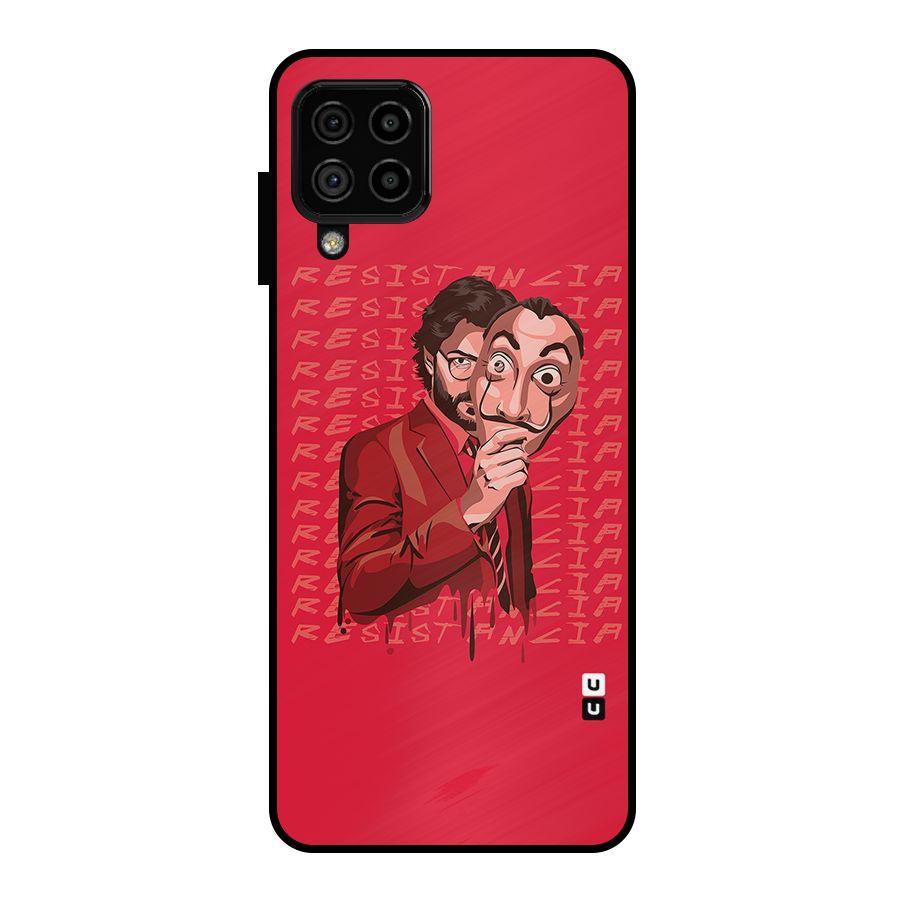 Resistancia Professor Art Metal Back Case for Galaxy A22 4G