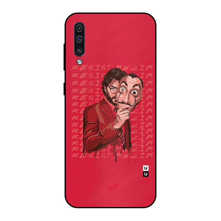 Resistancia Professor Art Metal Back Case for Galaxy A50